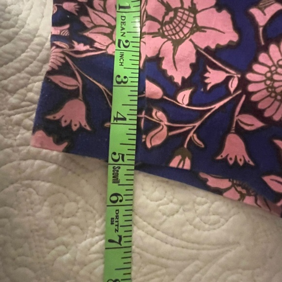 J. Crew Blue And Pink Floral Chino City Fit Shorts Side Zipper, 14 - Picture 7 of 9